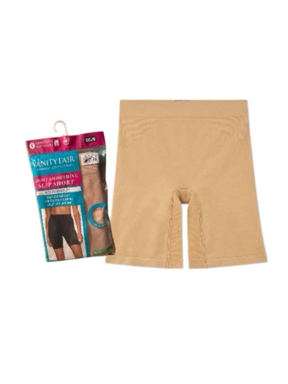 Vanity Fair Tan Slip Short Shapewear